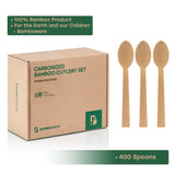 Bamboo Spoons 400 Pieces