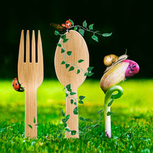 Load image into Gallery viewer, Bamboo Utensils 50 Individual Packs
