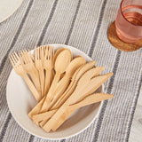 Bamboo Utensils 360 Pieces Assorted Bulk Package