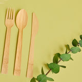 Bamboo Utensils 360 Pieces Assorted Bulk Package