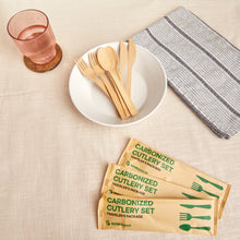 Load image into Gallery viewer, Bamboo Utensils 50 Individual Packs
