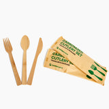 Bamboo Utensils 360 Pieces Assorted Bulk Package